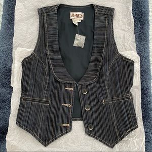 Striped Vintage Vest